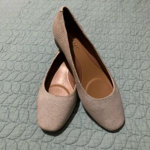 Aerosoles Tan Snake Flats